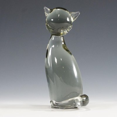 Stylized Cat attributed to Livio Seguso, 1970s-KJP-1781100