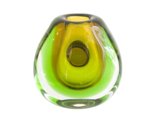 Submerged Glass Vase by Vladimir Mika for Moser, 1960s-RD-1780772