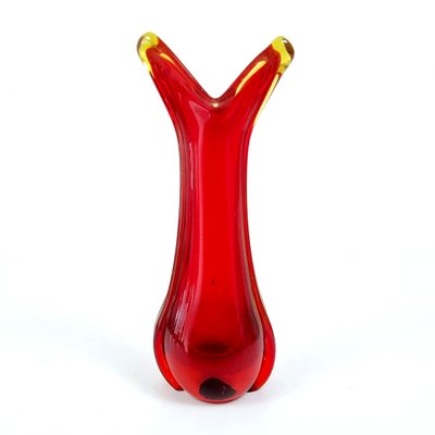 Submerged Murano Glass Vase by Flavio Poli, 1960s-BMM-895867