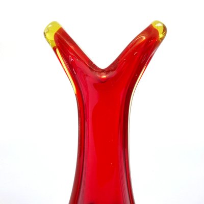 Submerged Murano Glass Vase by Flavio Poli, 1960s-BMM-895867