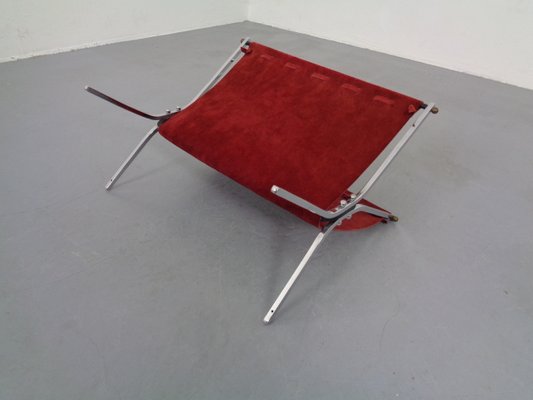 Suede Magazine Rack, 1960s-RDW-833727