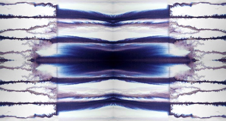 Sumit Mehndiratta, Blue Blot, 2023, Archival Pigment Print on Canvas-CHG-2037291