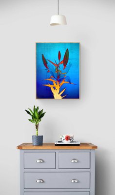 Sumit Mehndiratta, Blue Flame Lily, 2023, Archival Pigment Print on Canvas-CHG-2037290