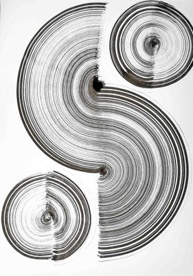 Sumit Mehndiratta, Composition No. 327, 2021, Ink on Paper-CHG-1333576