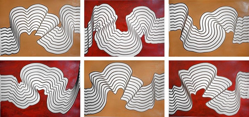 Sumit Mehndiratta, Mucky Waves, 2024, India Ink and Acrylic Paint on Archival Paper-CHG-2031766