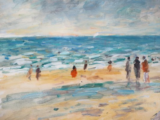 Summer in Blonville Oil on Canvas by Jean-Jacques René, 1943-KHH-723872