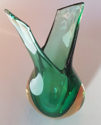 Summerso Murano Vase attributed to Flavio Poli, 1950s-QDP-1805438