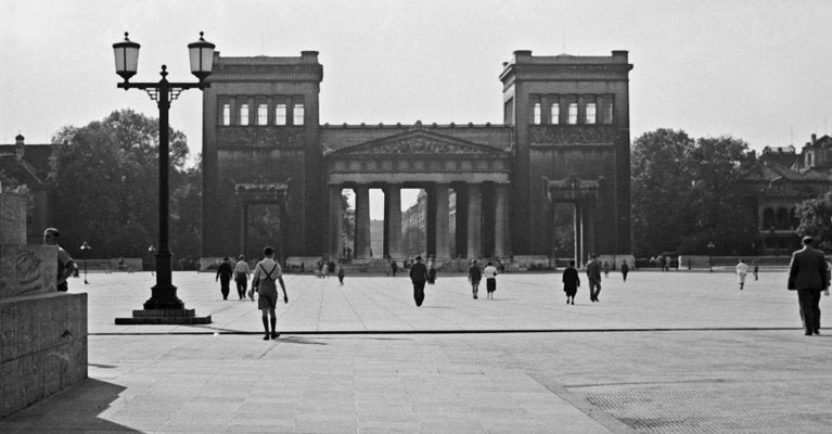 Sun, Shadows, Buildings Koenigsplatz Square Munich, Germany, 1937-DYV-988724