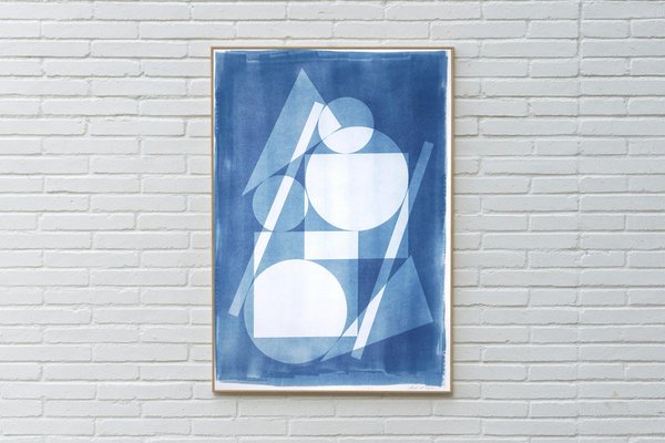 Suprematist Stack, 2022, Cyanotype-RWC-1313516