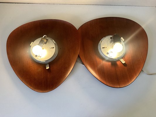 Surf Wall Lights by Goffredo Reggiani, 1960s, Set of 2-NER-2041059