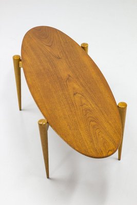 Surfboard Coffee Table, Sweden, 1950s-KO-858298