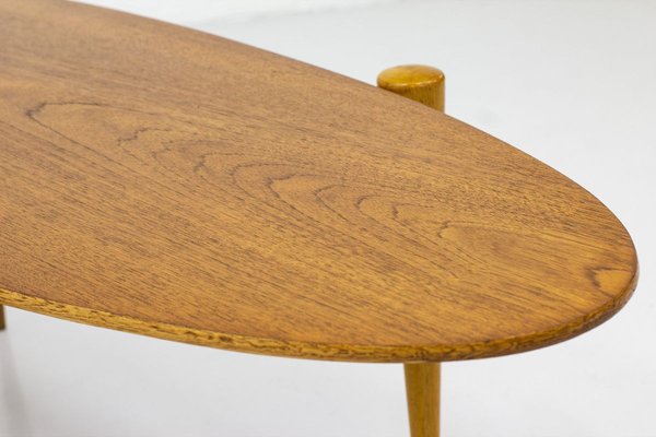 Surfboard Coffee Table, Sweden, 1950s-KO-858298