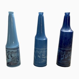 Surrealist Glass Bottles by Salvador Dali for Rosso Antico, 1970, Set of 3-AAR-1420506