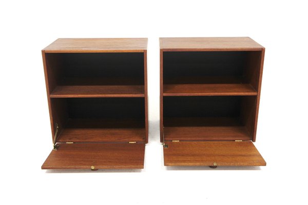 Suspended Bedside Tables by Nils Jönsson, Sweden, 1960s, Set of 2-GEK-1751663