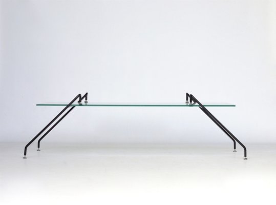 Suspended Glass Coffee Table by Paul Wintermans, 1980s-MB-1016587