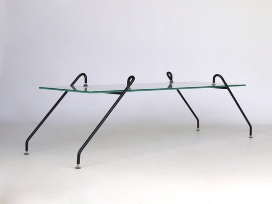 Suspended Glass Coffee Table by Paul Wintermans, 1980s-MB-1016587