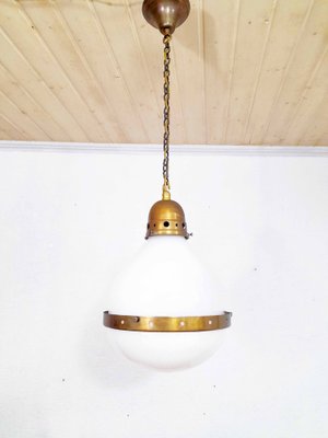 Suspension Bauhaus Style Ceiling Lamp, 1920s-BQF-1304365