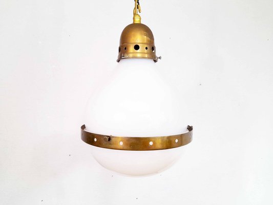 Suspension Bauhaus Style Ceiling Lamp, 1920s-BQF-1304365