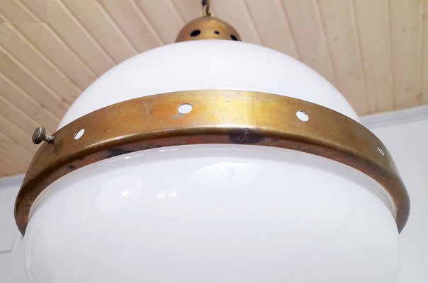 Suspension Bauhaus Style Ceiling Lamp, 1920s-BQF-1304365