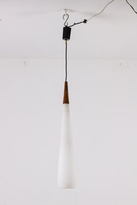 Suspension in Opaline and Teak, 1970s-CEJ-1340992