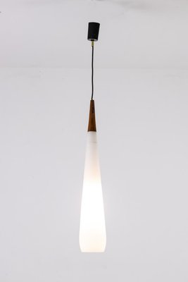 Suspension in Opaline and Teak, 1970s-CEJ-1340992