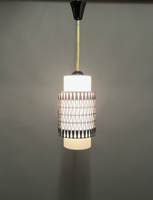 Suspension in Opaline & Metal, 1960s-EK-1718563