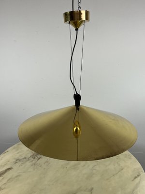 Suspension Lamp in Brass, Italy, 1970s-YST-1702003