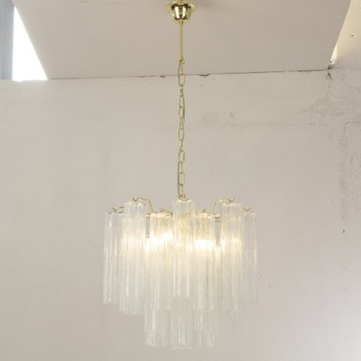 Suspension Lamp in Clear Murano Glass, Italy, 1990s-MPO-1761728