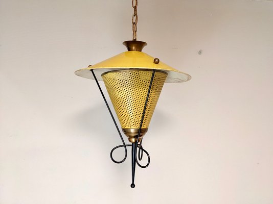 Suspension Lamp in Perforated Sheet Metal in the Style of Mategot-DLN-1167638