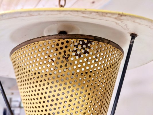 Suspension Lamp in Perforated Sheet Metal in the Style of Mategot-DLN-1167638