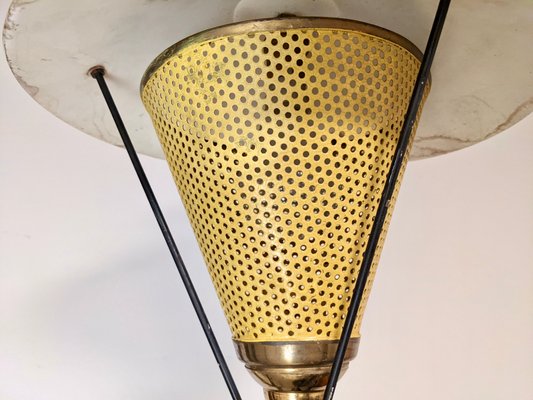 Suspension Lamp in Perforated Sheet Metal in the Style of Mategot-DLN-1167638