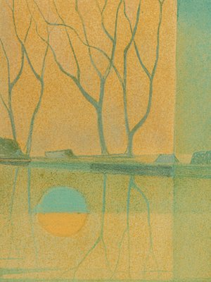 Sven Jonson, Lake, 1960, Color Lithograph on Paper-GPP-1079971