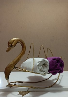 Swan Magazine Holder from Maison Jansen-LLP-992798