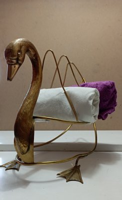 Swan Magazine Holder from Maison Jansen-LLP-992798