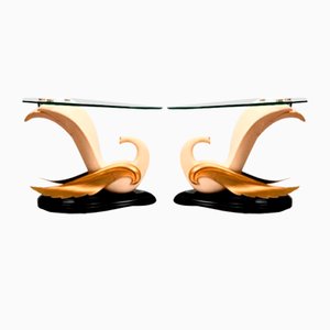 Swan Tables in the Style of Jean-Henri Jansen, Set of 2-TCS-1060788