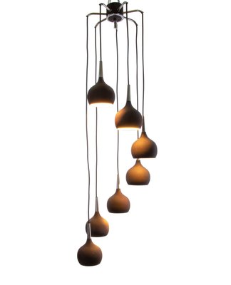 Sweden Markaryd Dome Cascade Chandelier by Hans Agne Jakobsson, 1970s-DEK-932400