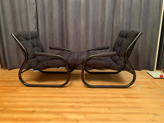 Swedish Armchairs, 1970s, Set of 2-RTR-1336691