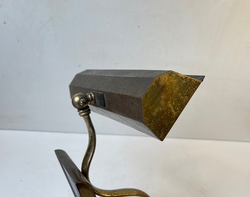 Swedish Art Deco Brass Wall Lamp, 1930s-LCR-1420832