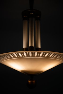 Swedish Art Deco Ceiling Lamp, 1940s-SC-586996