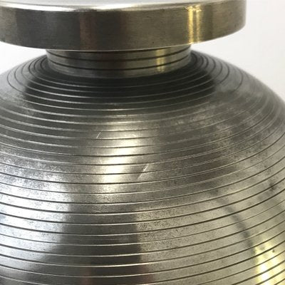 Swedish Art Deco Pewter Vase by Sylvia Stave for CG Hallberg, 1930s-SFW-767244