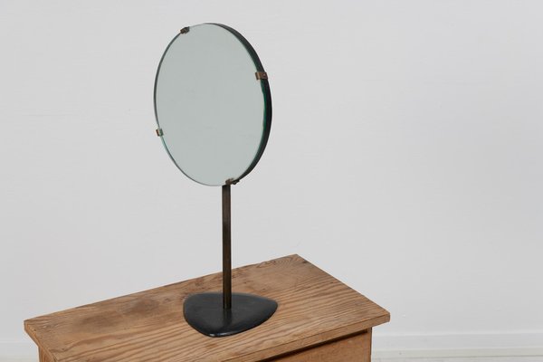 Swedish Art Deco Solid Iron Table Mirror-MJF-1353639