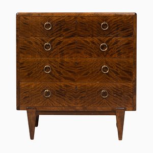 Swedish Art Deco Stained Birch Chest of Drawers, 1920s-MJF-1407000