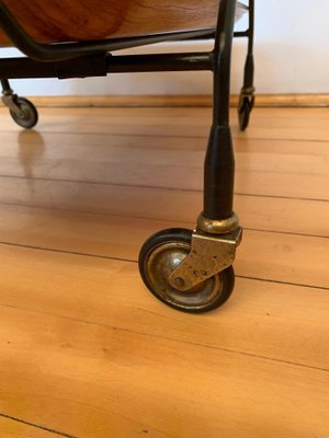 Swedish Bar Trolley by Paul Nagel for JIE Gantofta, 1950s-RTR-573644