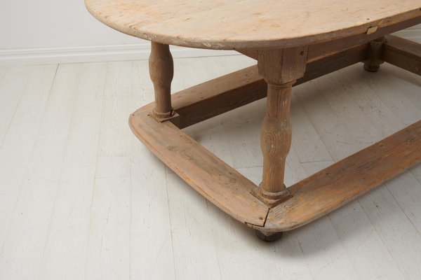 Swedish Baroque Pine Centre Table, 1758-MJF-1754133