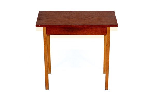 Swedish Bedside Table in Teak and Glass, 1960-GEK-1345348