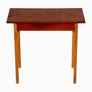 Swedish Bedside Table in Teak and Glass, 1960-GEK-1345348