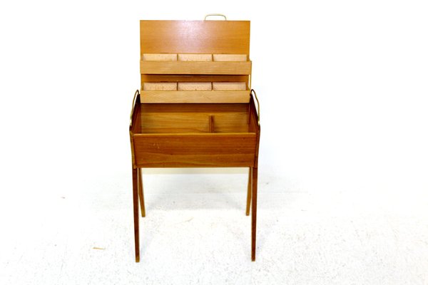 Swedish Beech Nightstand, 1960s-GEK-947460