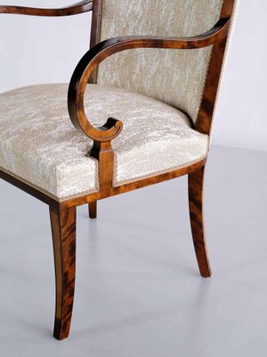 Swedish Birch and Satinwood Armchairs by Carl Malmsten for Bodafors, 1930s, Set of 2-FMT-1275173