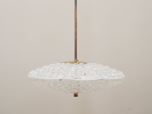 Swedish Brass Ceiling Light by Carl Fagerlund for Orrefors, 1960s-VND-1790219