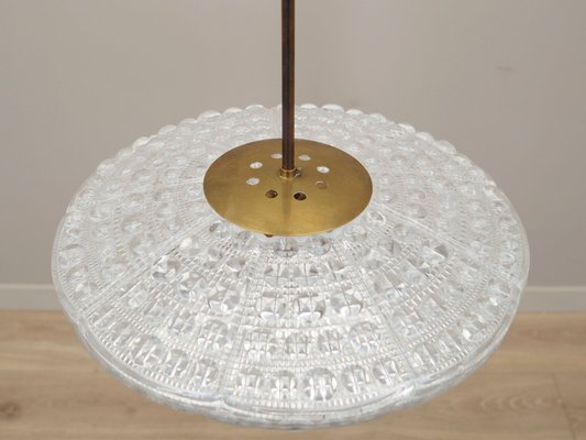 Swedish Brass Ceiling Light by Carl Fagerlund for Orrefors, 1960s-VND-1790219